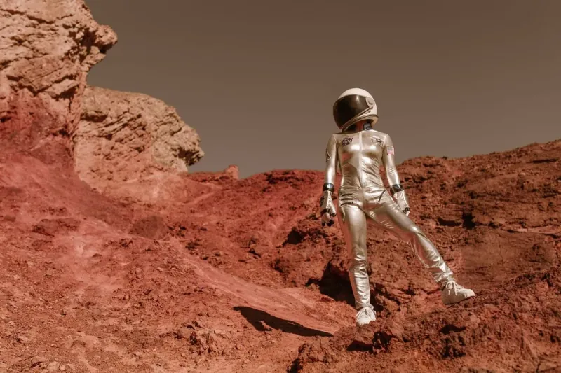 Mars Missions Achieve The First Crewed Landing.